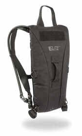 Elite Survival Systems Hydrabond 3L Hydration Carrier in Black has back straps for over-the-shoulder carry